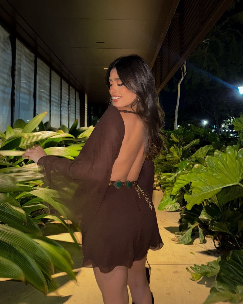 Macaquinho Melissa em Chiffon  - *Últimas Unidades em Oferta*
