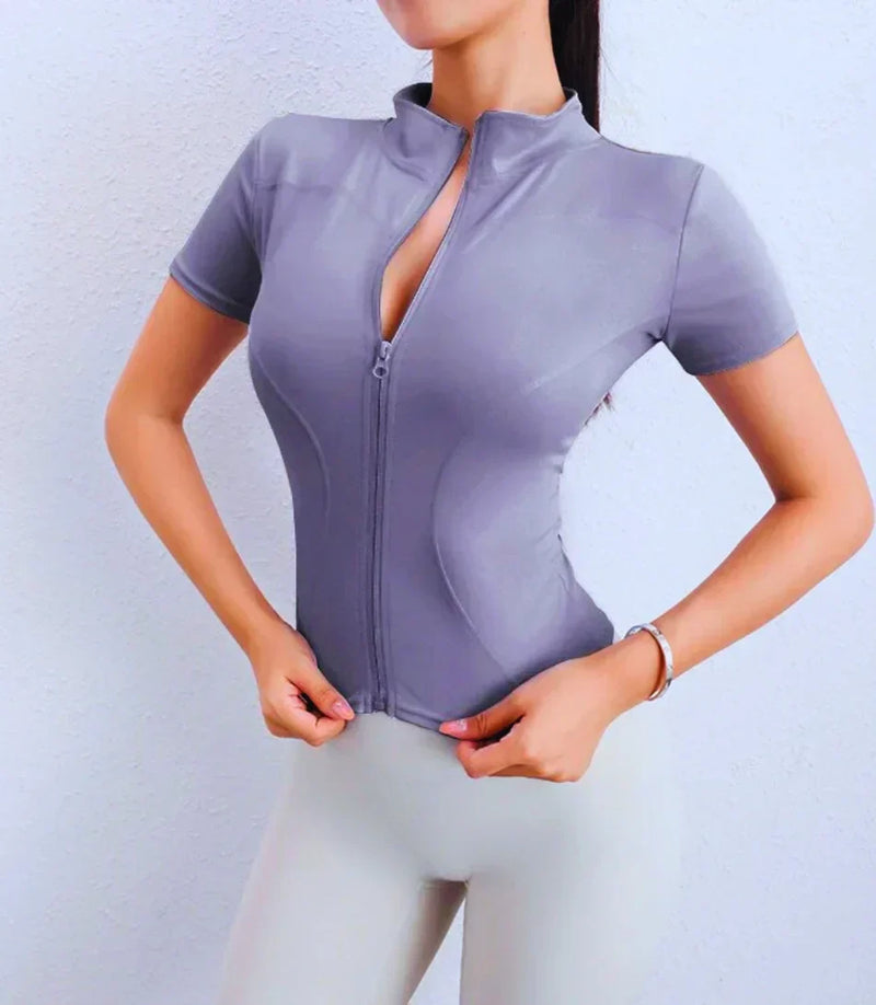 Jaqueta Feminina para Academia Slim Fit | Danda