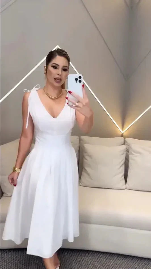 Vestido Pérola – O Toque de Elegância que Transforma!